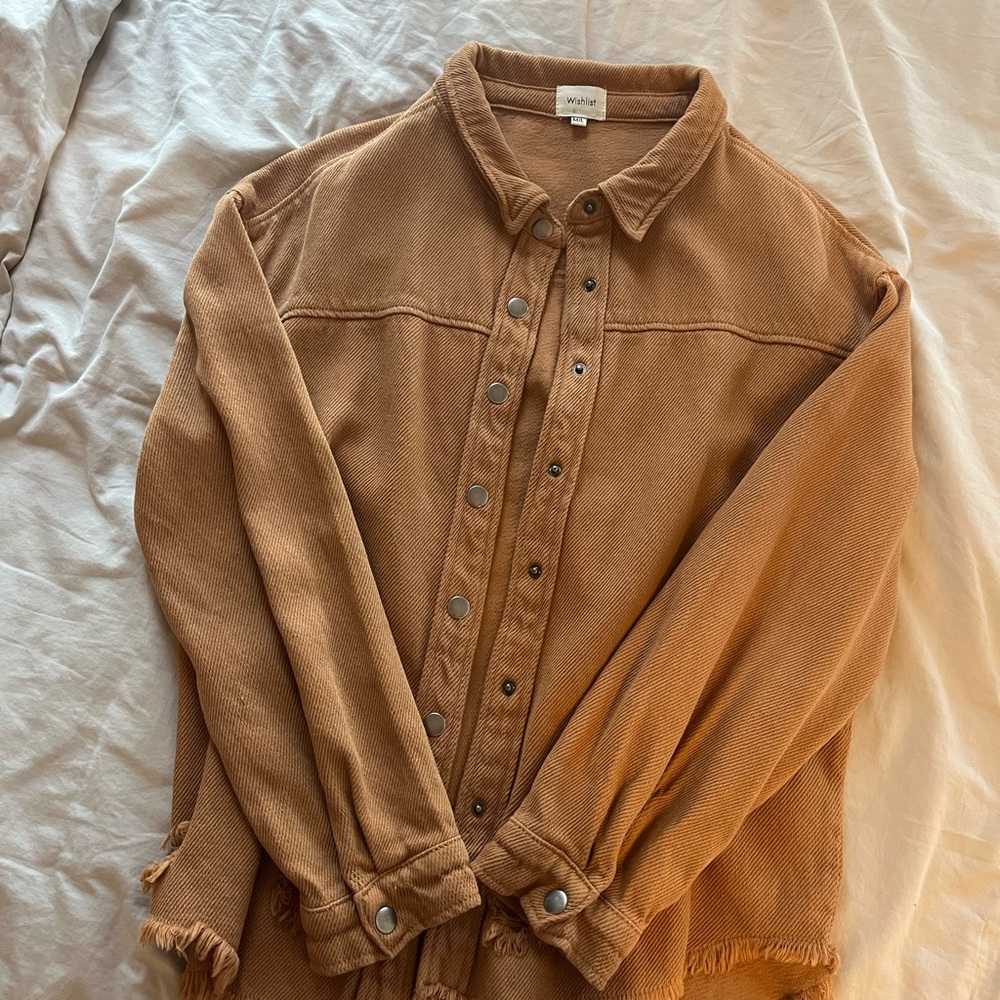 Oversized jacket shirt